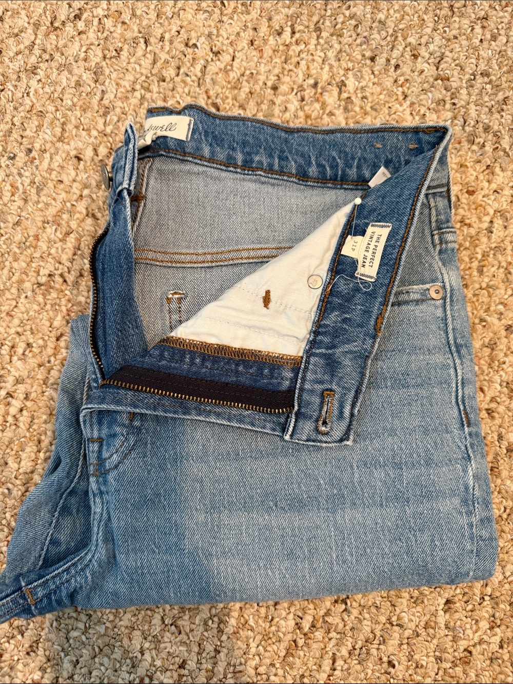 Madewell High-Rise Light Blue Women's Jeans